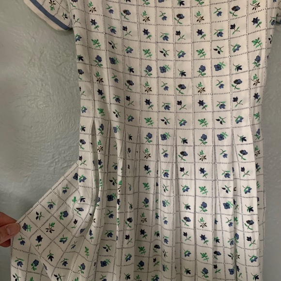 floral square midi summer dress - Picture 5 of 13